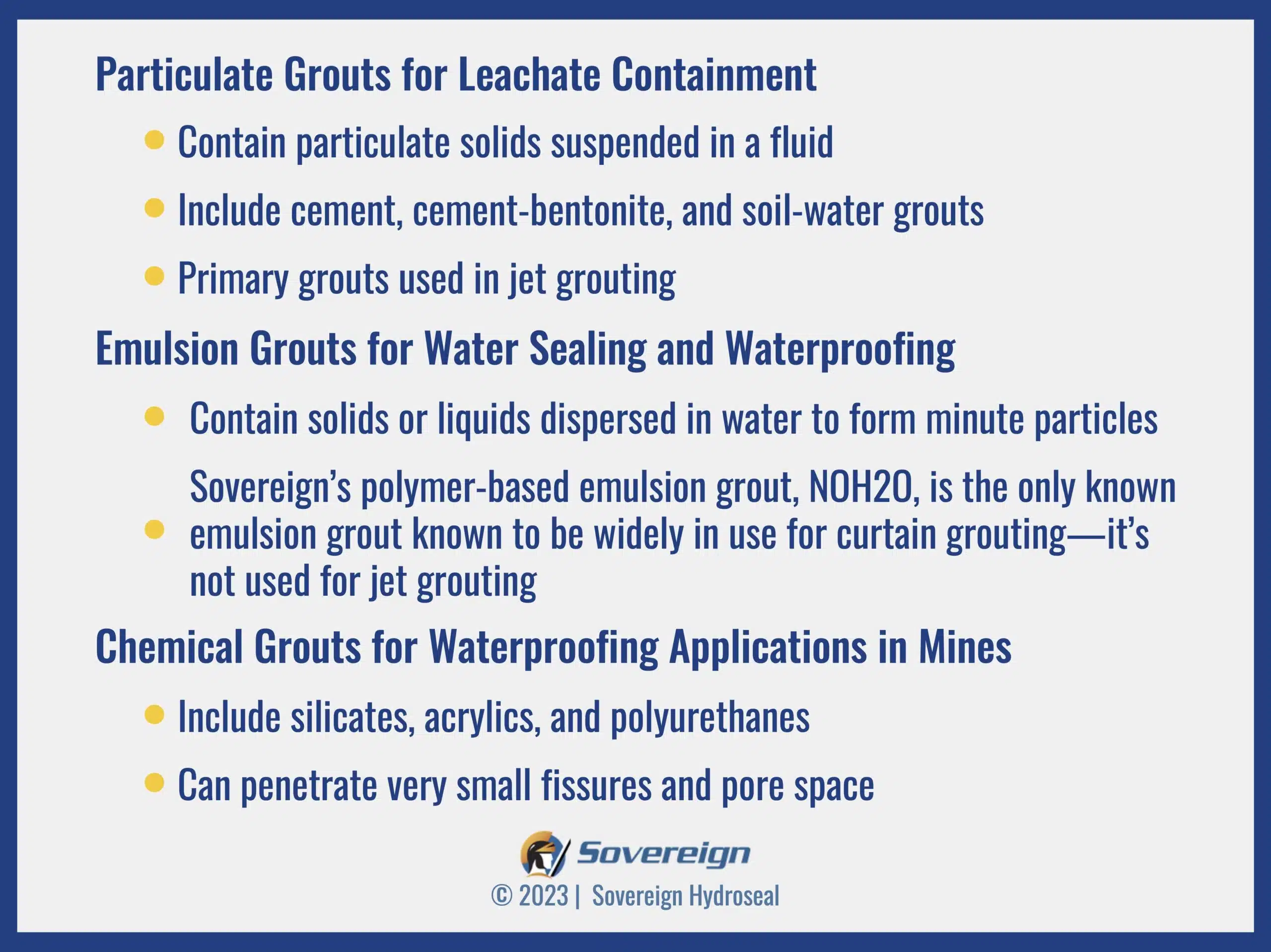 Hydroseal Solutions for Containment and Leachate Management Around Mine Ore Processing and Waste Disposal Sites